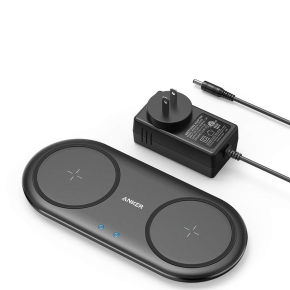 Anker Other - Anker Dual Fast Wireless Charger in Black